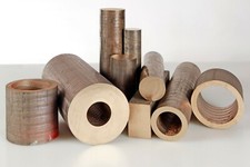 Rotguss RG7 Bronze Rohr/Hohlwelle CuSn7Zn4Pb7 Länge + Ø wählbar Buchse Rundrohr