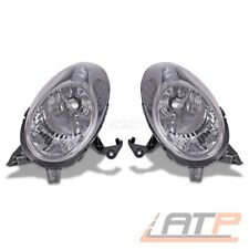 2x SCHEINWERFER H4 HALOGEN MIT LWR MOTOR SET FÜR NISSAN MICRA 3 K12 AB BJ 2007