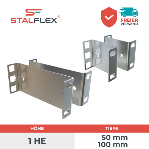 Rack tiefenadapter 1u - 19",
