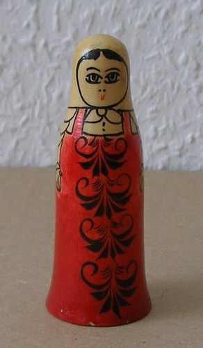 Einzelne holzpuppe - einzelne,