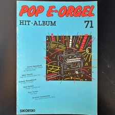Noten - pop e-orgel -