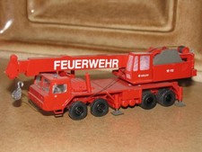 Preiser 1100 Feuerwehr Faun Kranwagen