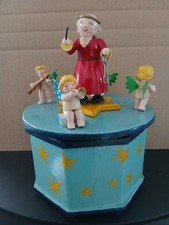 Erzgebirge Spieluhr Petrus mit