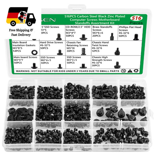 Schrauben set 516 stk - schrauben,