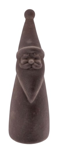 Nikolaus beflockt grau x - 10,