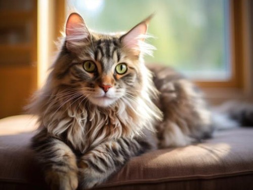 Wandbild eine katze die - wandbild:, auf