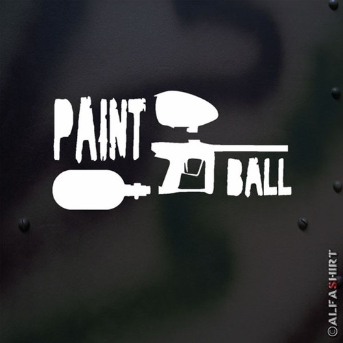 Aufkleber sticker paintball - aufkleber/sticker,
