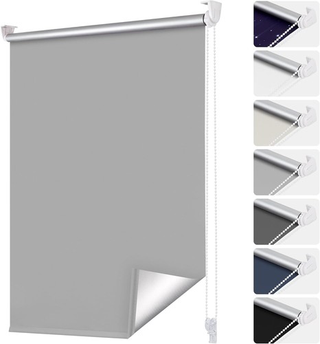 Verdunklungsrollo grau b40 - verdunklungsrollo,