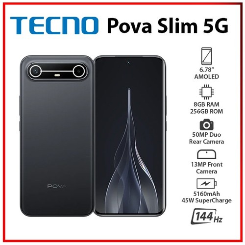 New tecno pova slim 8gb - new,