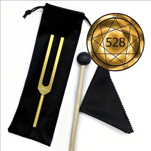 528 goldene stimmgabel set - hz,