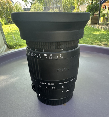 Sigma zoom 200mm 8 5 - zoom, 28-200mm