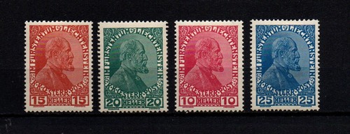 Briefmarken satz liechtenstein - satz,