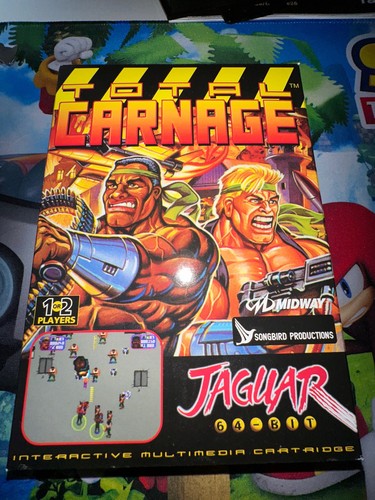 Atari jaguar total carnage - atari,