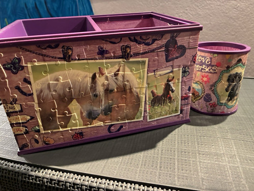 Aufbewahrungsbox lila mit