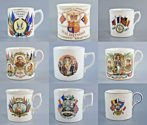 Antiker gedenktasse tasse - gedenktasse, 1.wk