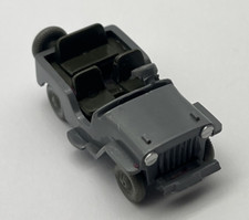 Vintage Wiking Modellauto - Jeep Cabrio - Grau - 1960er Jahre - 1:87
