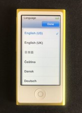 Apple iPod Nano 7G  - 16GB -  Gelb - Yellow  7. Generation