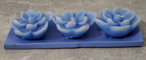 Blaue kerzen form einer - 3,