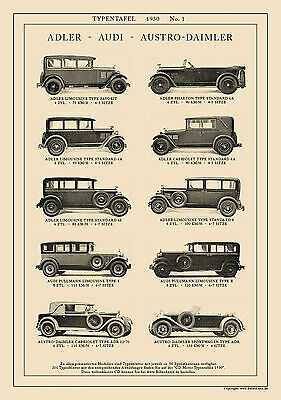 Adler audi austro daimler - adler, austro-daimler