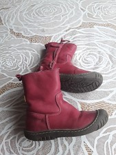 Bisgaard  Winterstiefel für Mädchen , Größe 28, brombeerfarben, echt Leder