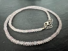 Rosenquarz Kette Collier