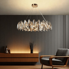  Gold Kristall Kronleuchter