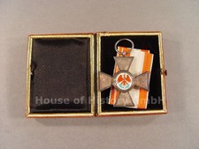 146941: Roter Adler Orden 4.Klasse, Silber, gekörnte Arme, mit Stempelung "ZEHN"