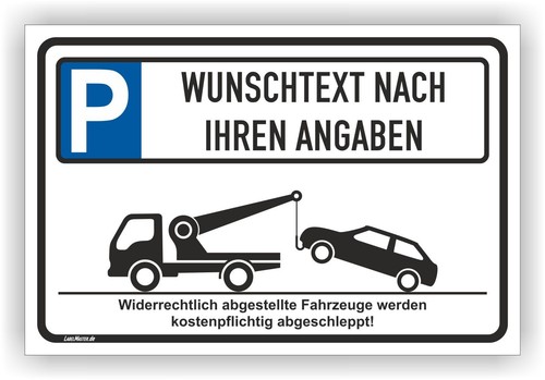 Schild parkplatz - schild,