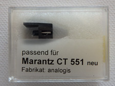 analogis Diamant Nadel für Marantz CT 551 neu - TT 551 / 451 - D 6163 - NEU OVP