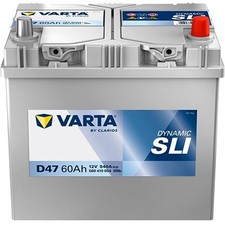 VARTA Dynamic SLI D47 Starterbatterie 12V 60Ah 540A/EN B00 für Auto LKW Batterie
