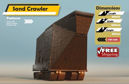Star wars sand crawler - star,