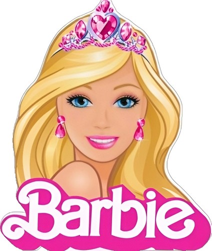 Barbie tortenaufleger - tortenaufleger,