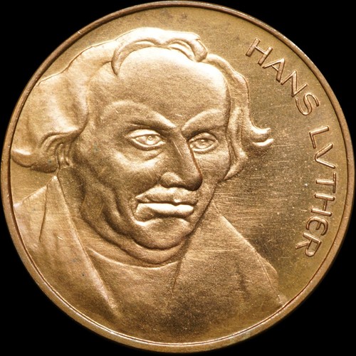 Reformation kupfer medaille - reformation:, kupfer-medaille