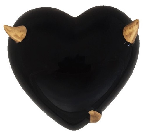 Keramik herz 9cm - herz, box