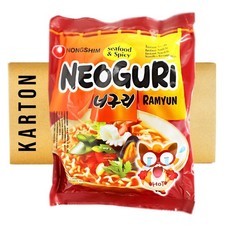 MHD4.12.25! 20x120g Nong Shim Koreanische Instant Nudelsuppe Neoguri hot Seafood