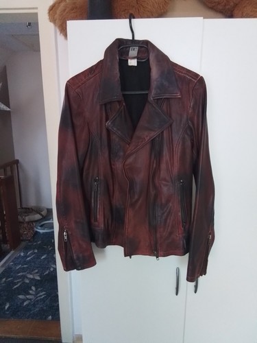 Heine lederjacke braun used - heine,