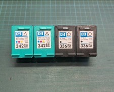 4 leere Tintenpatronen 2x HP