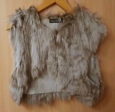 Pelzweste grau 38 40 MARC CAIN langhaarig festlich echter Pelz Weste Pelzjacke