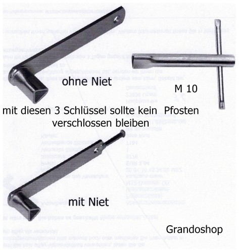 Dreikantschlüssel-Feuerwehrsc