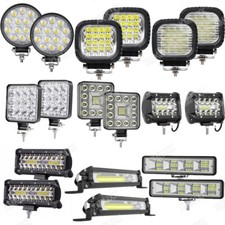 LED Arbeitsscheinwerfer 2X Rückfahrscheinwerfer Scheinwerfer 12V/24V DHL