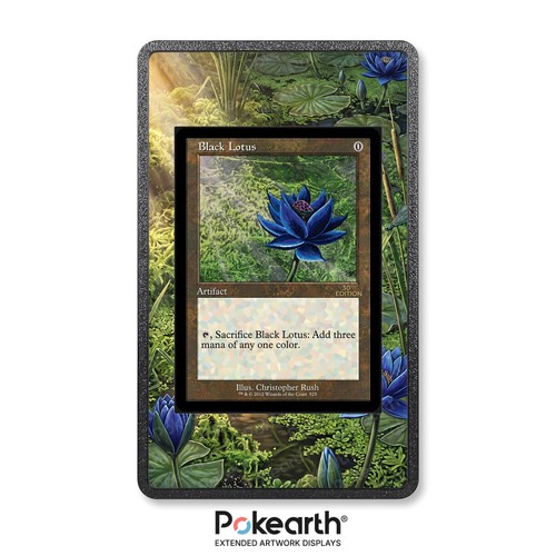 Black lotus extended artwork - lotus,