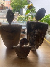 Biete 3 Tonfiguren Künstler