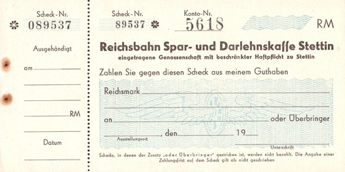 Reichsbahn spar und - reichsbahn-,