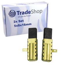 2x Motorkohlen Schleifkohlen 5 x 8 x 16mm für Bosch PBH 2000 RE, PBH 2000 SRE