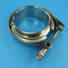 Edelstahl V Band Schelle 76,1