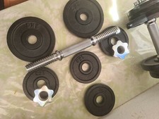 Kurzhanteln Hanteln Gusseisen Set 2 x 10,4 kg Hantelscheiben Gewichte