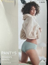 Damen 2 Pantys Slips Gr. S