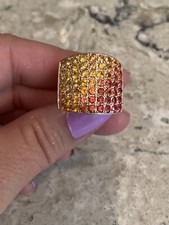 Breiter Bandring Gold über