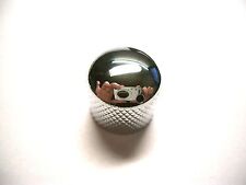 göldo Dome Speed Knob, Poti-knopf CHROM mit schwarzem Markierungs-Dot