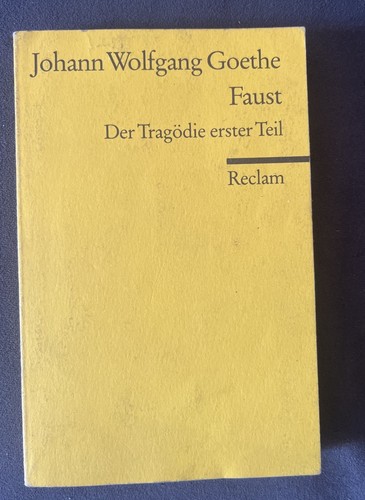 Reclam johann wolfgang - reclam, |